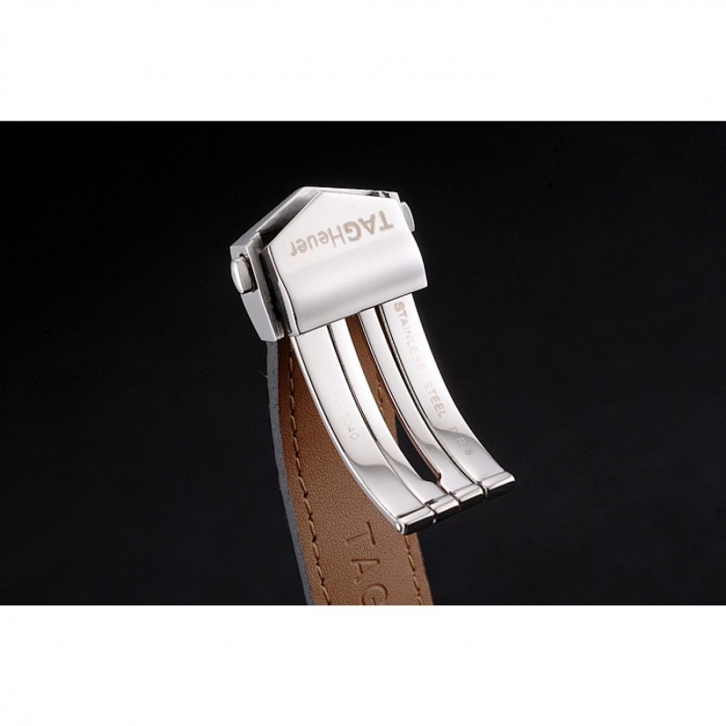 Schweizerer Tag Heuer Carrera Calibre 5 Zifferblatt schwarz Edelstahl Gehäuse schwarzer