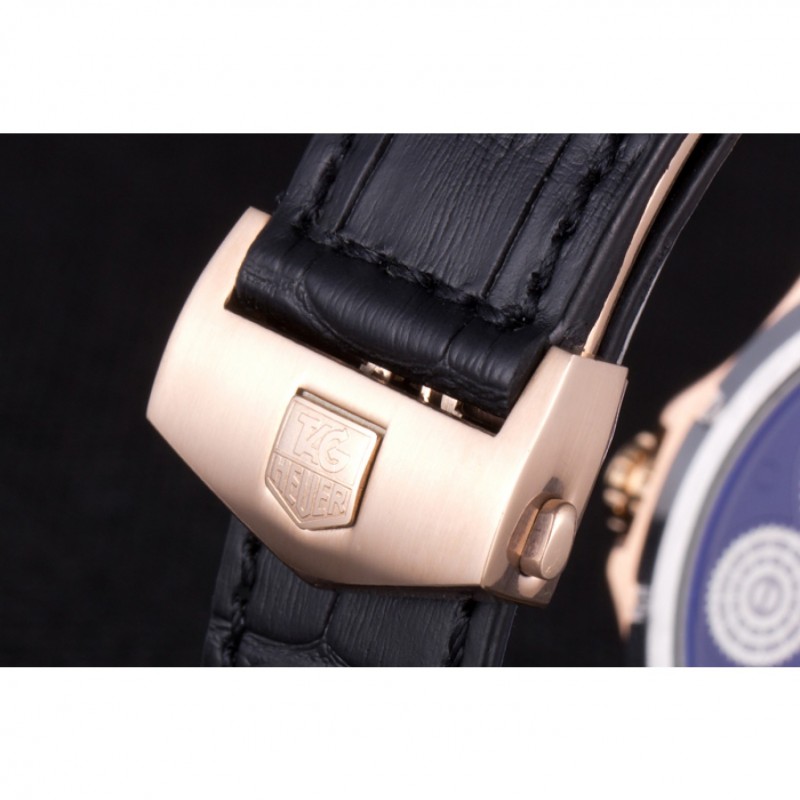 Tag Heuer Carrera Pendulum schwarzer Lederarmband 7919 Replica uhren kaufen